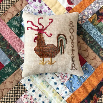 Rooster Cross Stitch Pattern by Lucy Beam