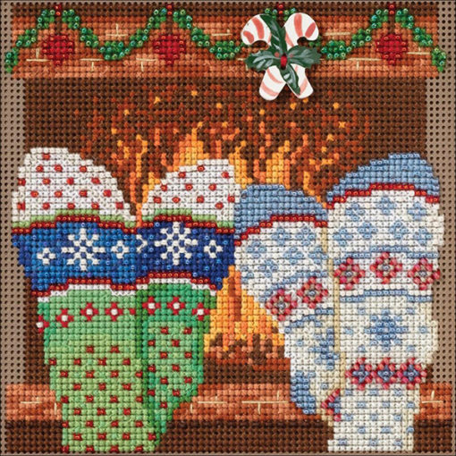 Cozy Feet Mill Hill Counted Cross Stitch Kit
