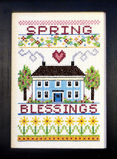 Spring Blessings Cross Stitch Pattern by Bobbie G Designs
