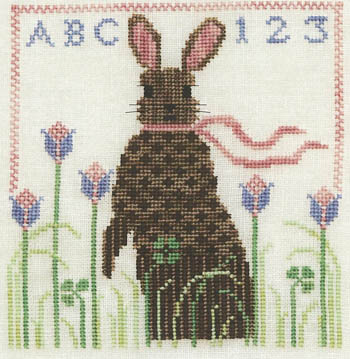 Honey Bunny Sampler Cross Stitch Pattern by Artful Offerings