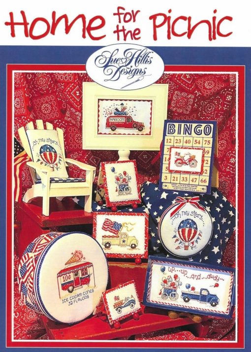 Home for the Picnic Cross Stitch Pattern by Sue Hillis