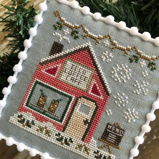Country Cottage Needleworks ICED COFFEE CAFE #10 Cross Stitch Pattern