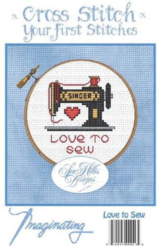 LOVE TO SEW Cross Stitch Kit by Imaginating