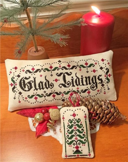 The Calico Confectionery GLAD TIDINGS Cross Stitch Pattern