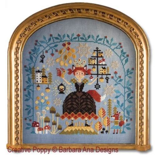 Barbara Ana Designs FOREST QUEEN Cross Stitch Pattern