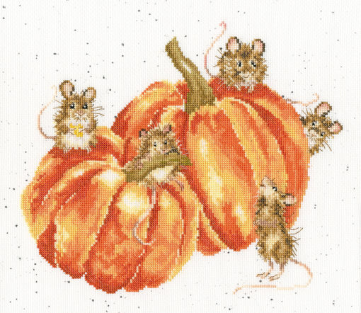 Bothy Threads PUMPKIN, SPICE And All Things MICE Cross Stitch Kit