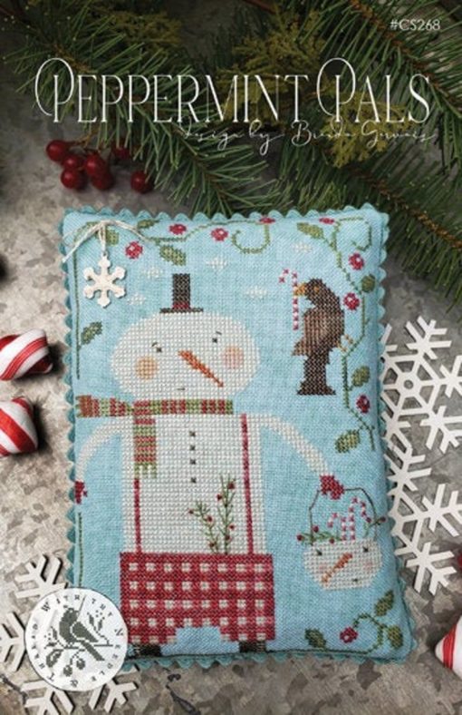 With Thy Needle & Thread PEPPERMINT PALS Cross Stitch Pattern