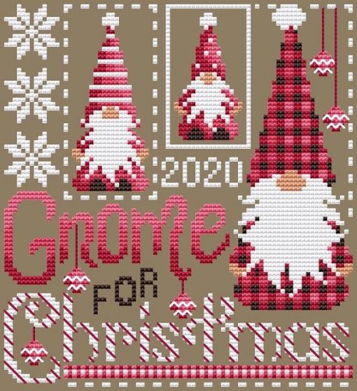 Shannon Christine GNOME FOR CHRISTMAS Cross Stitch Pattern
