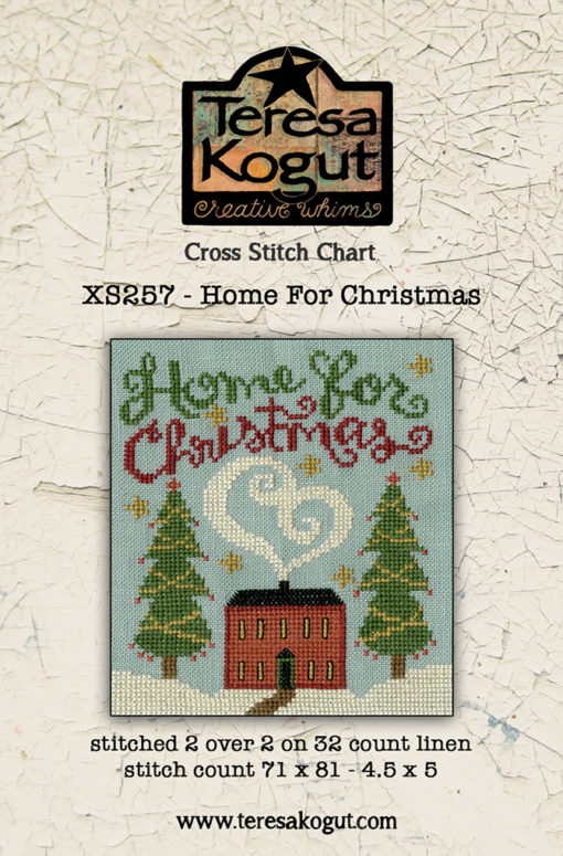 Teresa Kogut HOME FOR CHRISTMAS Cross Stitch Pattern
