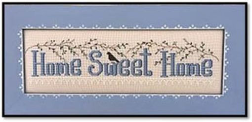 Kay's Frames & Designs HOME SWEET HOME (with beads) Cross Stitch Pattern
