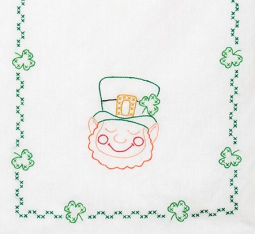 Jack Dempsey ST. PATRICK'S Day Table Runner Stamped Cross Stitch