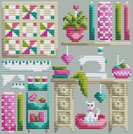 Shannon Christine THE SEWING ROOM Cross Stitch Pattern