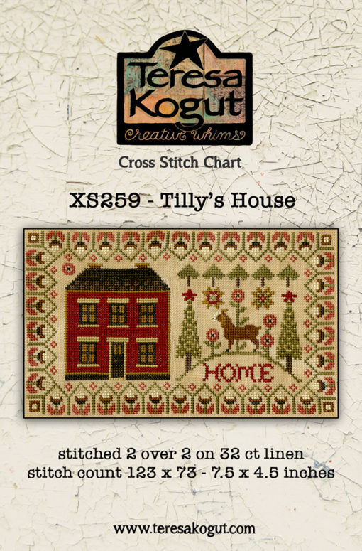 Teresa Kogut TILLY'S HOUSE Cross Stitch Pattern