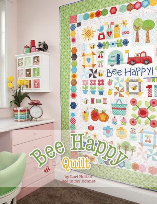 Lori Holt of Bee in My Bonnet Bee Happy Quilt Pattern