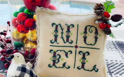 Quick and Easy Noel Pillow