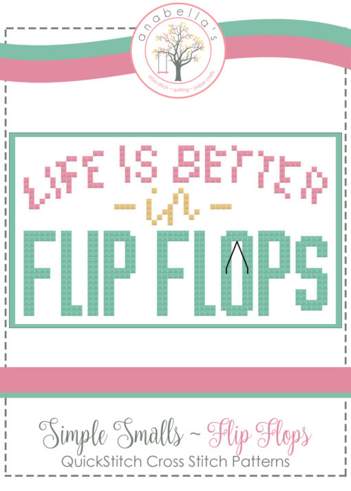 Flip Flops Cross Stitch Pattern