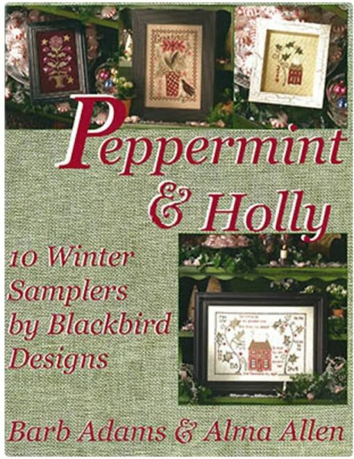 Blackbird Designs Peppermint and Holly Cross Stitch Booklet