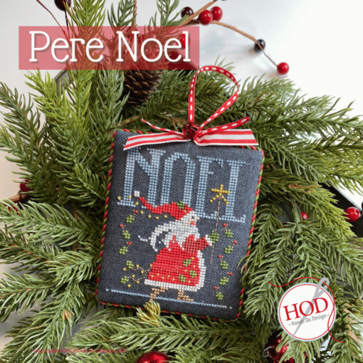 Pere Noel Cross Stitch Pattern by Hands on Design