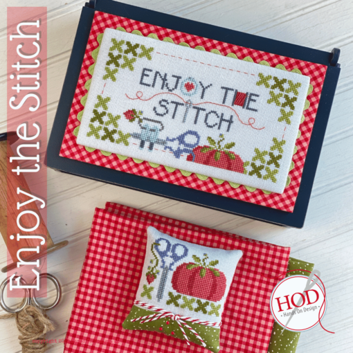 Enjoy the Stitch Cross Stitch Pattern by Hands on Design