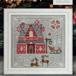 Cottage Garden Samplings Fabulous Houses Santa’s House #1 Cross Stitch Pattern