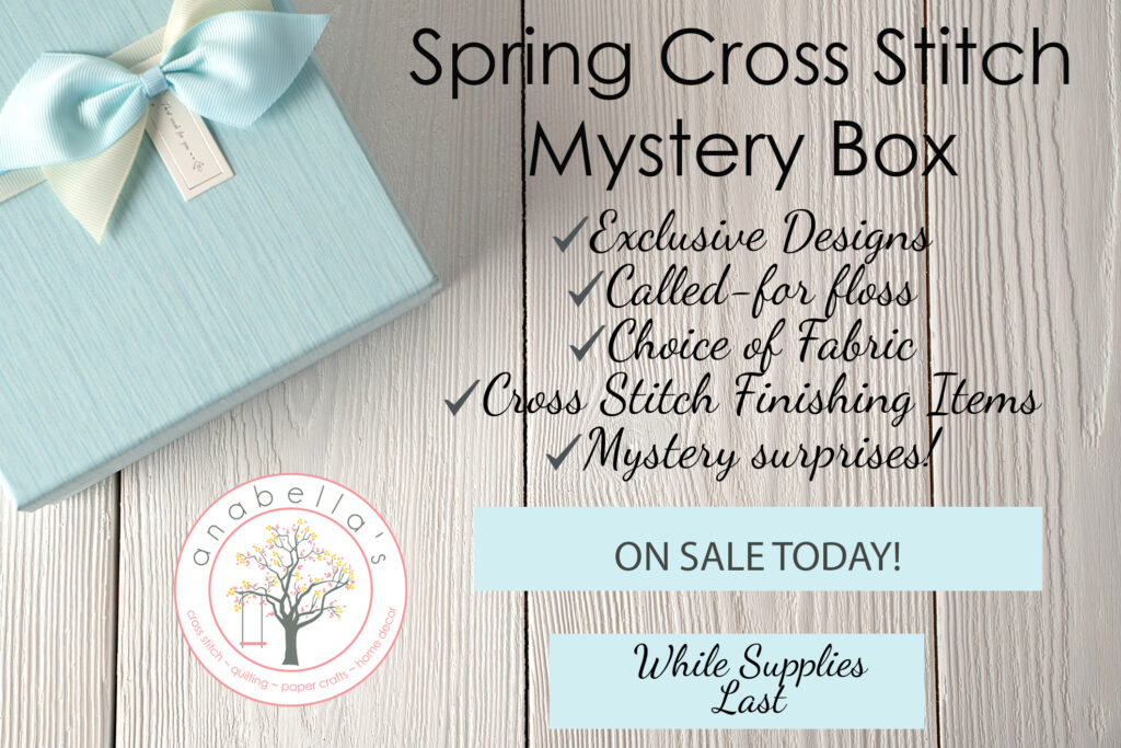 Spring Cross stitch Mystery Box from Anabella's 