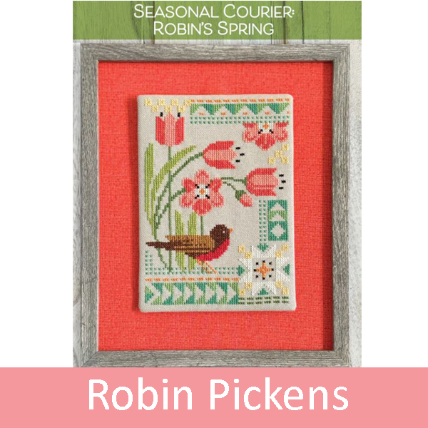 Robin Pickens Designs Robin's Spring Cross Stitch Chart at Anabella's Online Cross Stitch Store