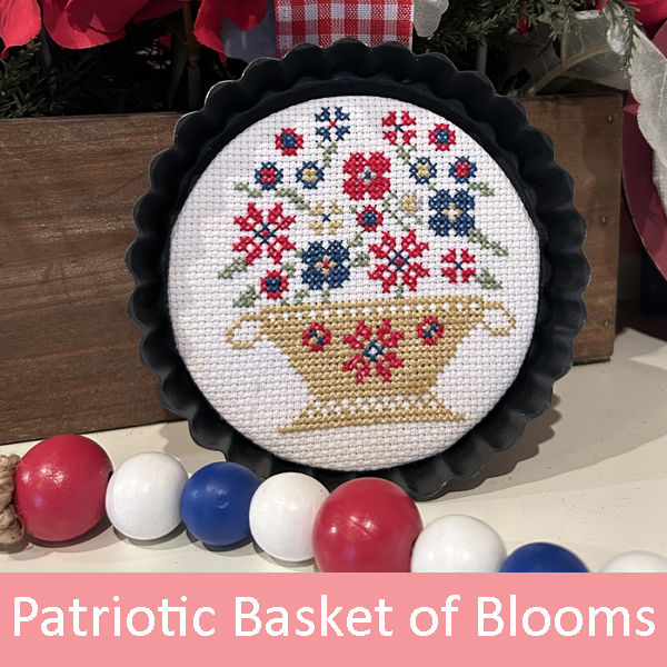 Patriotic Basket of Blooms by Anabella's