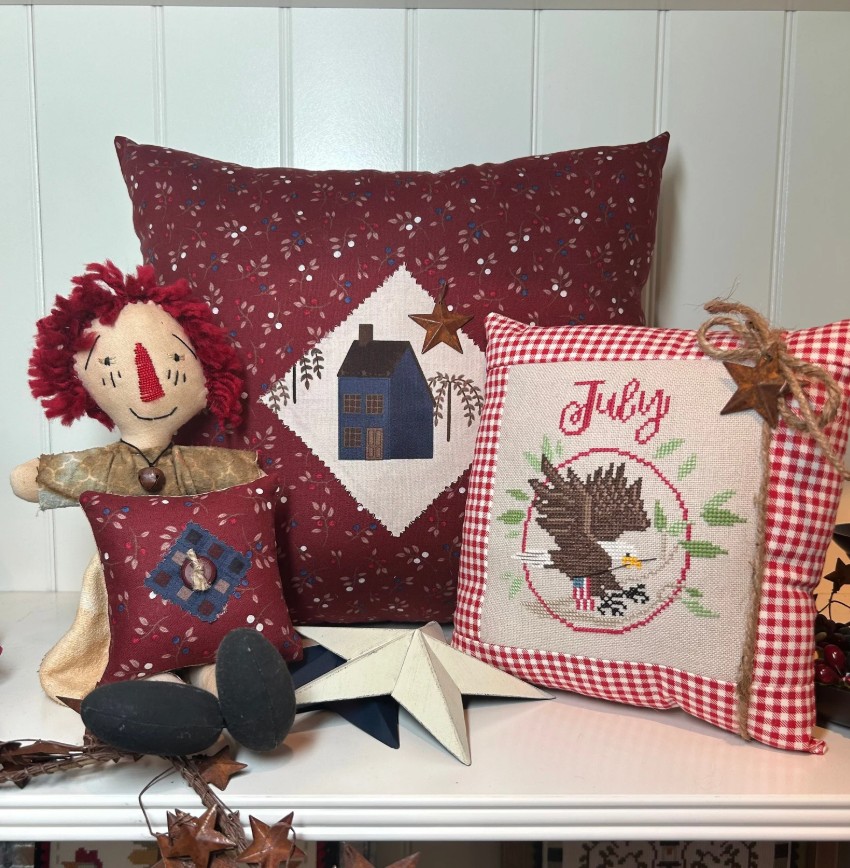PDF Birds of a Feather July by Anabella's Needleart