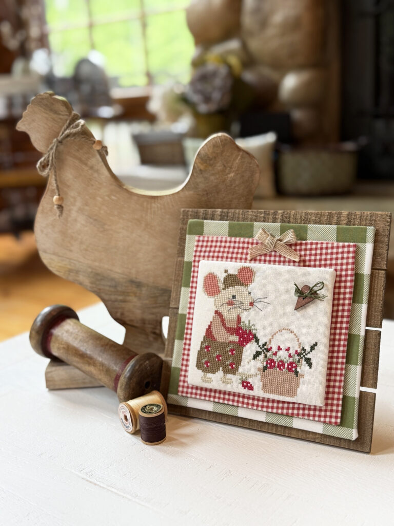 Anabella’s Needleart Cottagecore Cross Stitch™ Summer Mouse Cross Stitch Pattern