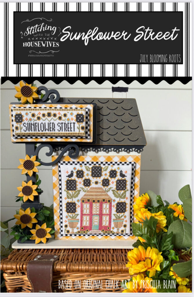 Blooming Roots Sunflower Street by Stitching With The Housewives