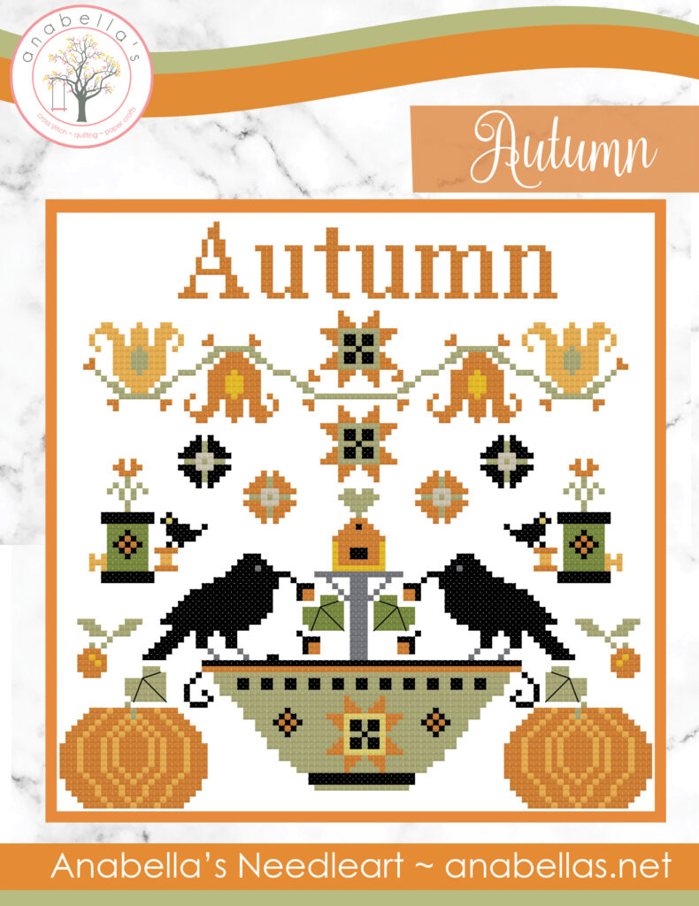 Autumn Cross Stitch Pattern by Anabella's Needleart