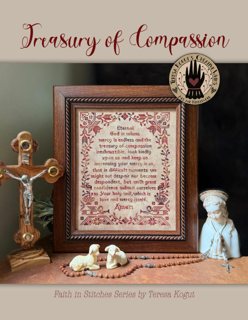 Teresa Kogut Treasury of Compassion Cross Stitch Chart at Anabella's Online Cross Stitch Store