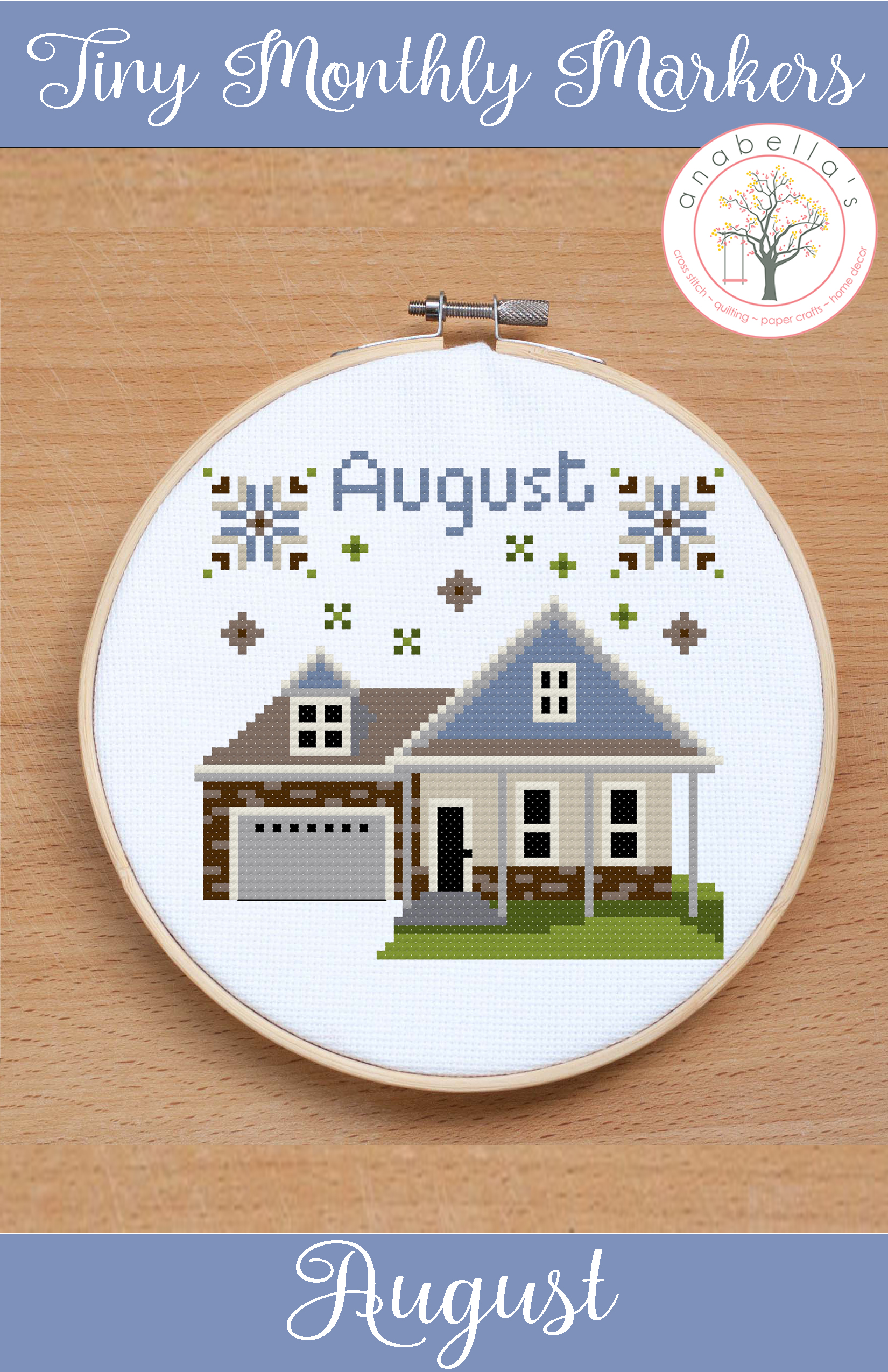 Mini Motifs Patriotic Cross Stitch Chart by Anabella's