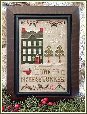 Winter at the Home of a Needleworker Cross Stitch Chart by Little House Needleworks