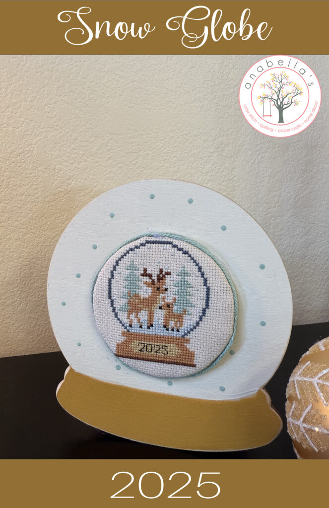 2025 Snowglobe Cross Stitch Chart