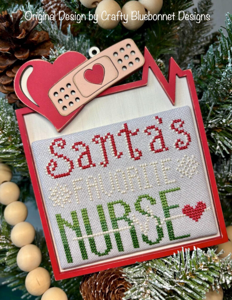 Santa’s Favorite Nurse by Crafty Bluebonnet Designs