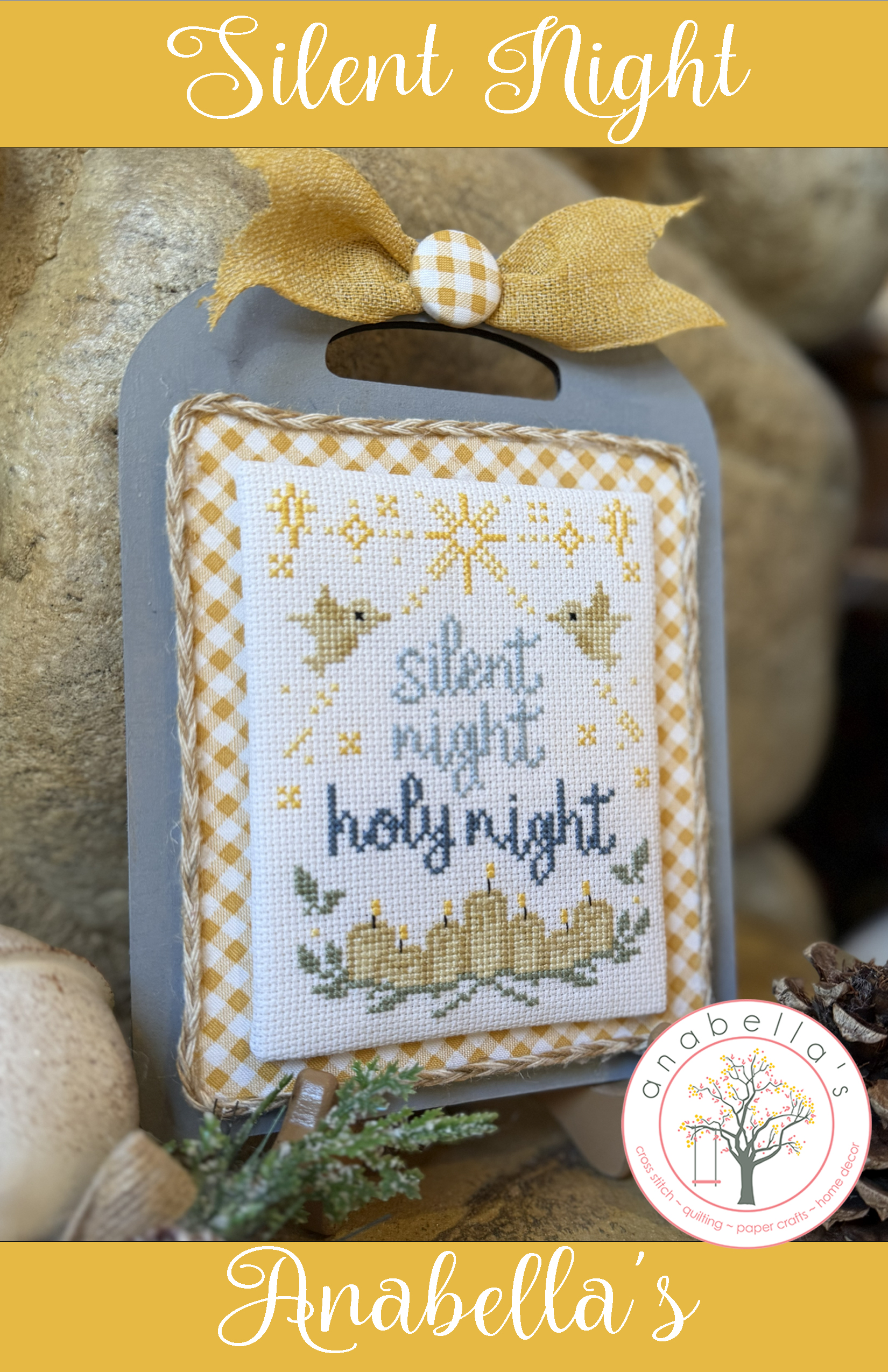 Silent Night Cross Stitch Chart by Anabella's Needleart