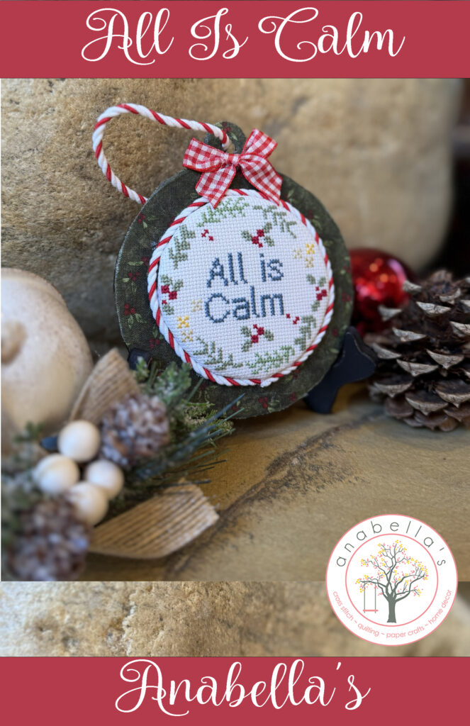 All Is Calm Cross Stitch Chart by Anabella's Needleart