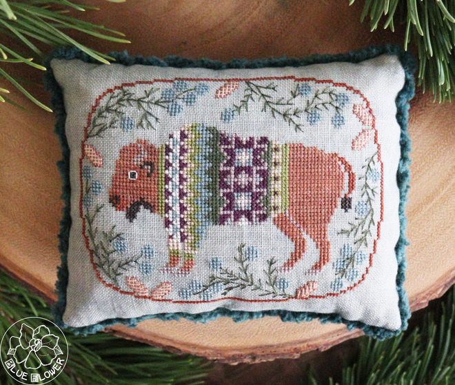 Festive Forest Cross Stitch Chart by The Blue Flower