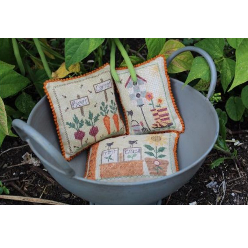 Summer in My Veggie Garden cross stitch chart