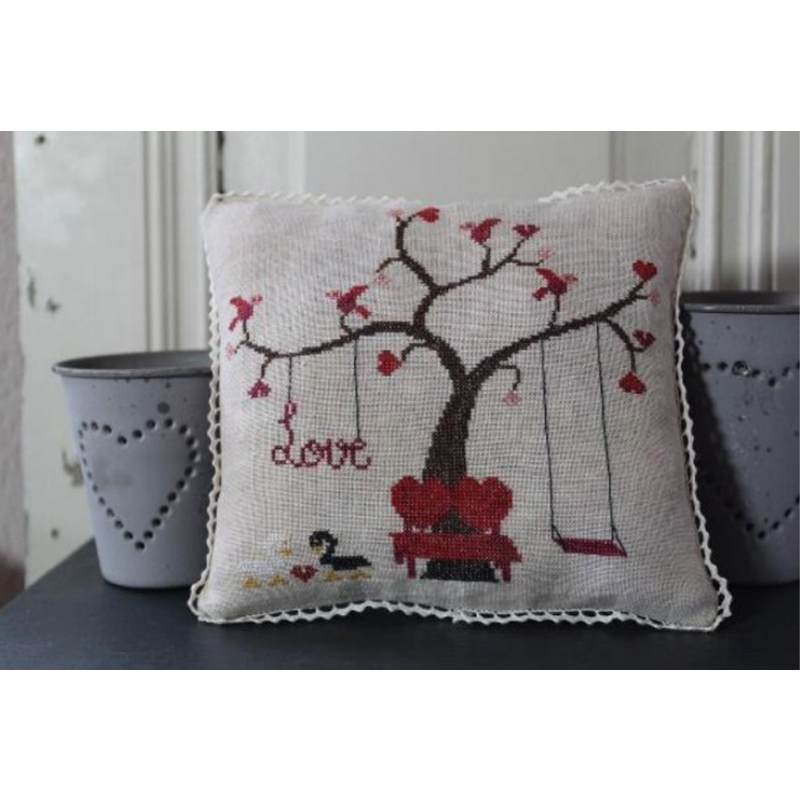 Love Tree Cross Stitch chart by Thistles