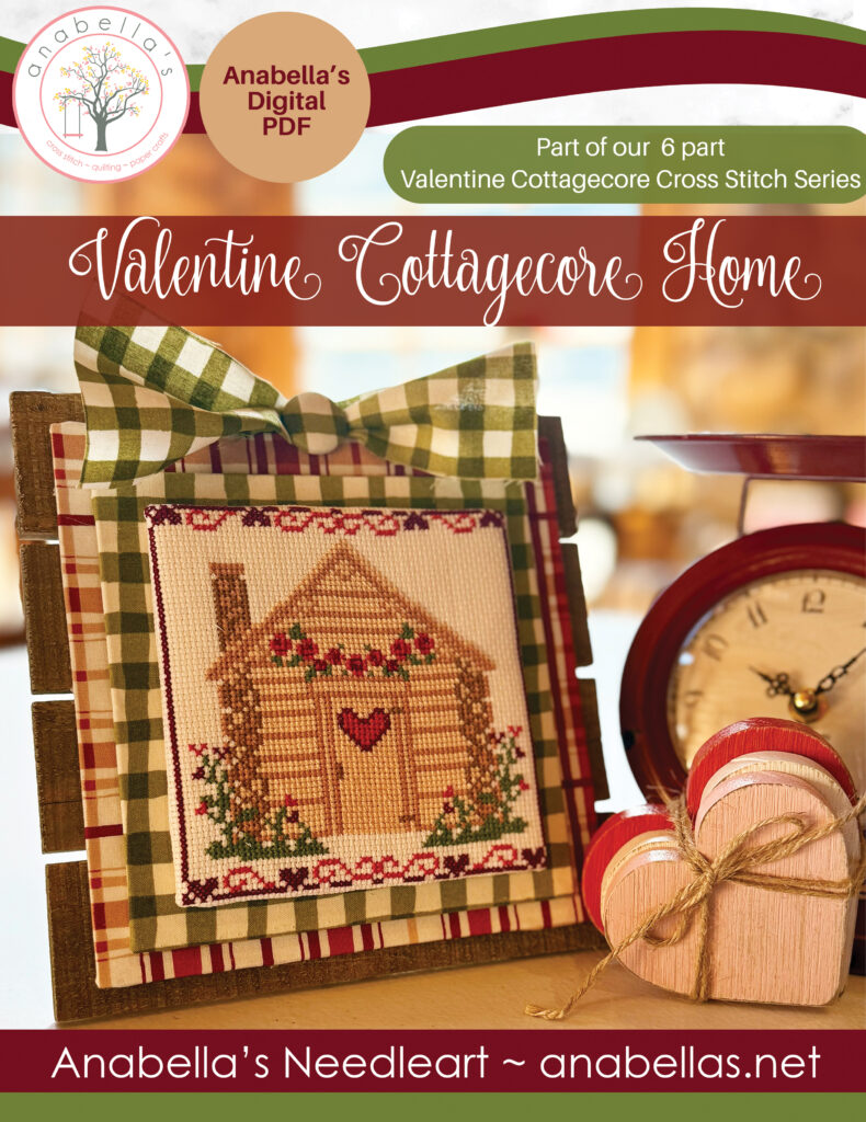 Cottagecore Valentine Home Cross Stitch