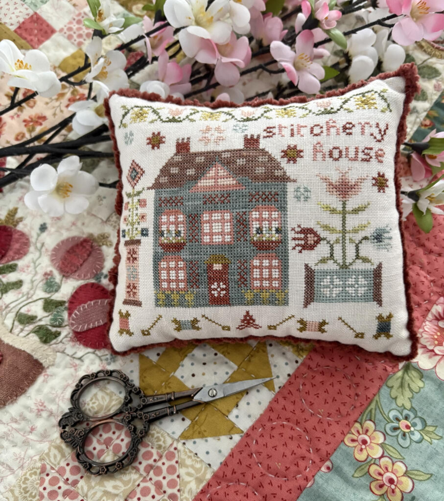 The Houses on Stitchery Lane ~ Stitchery House #1 Cross Stitch chart