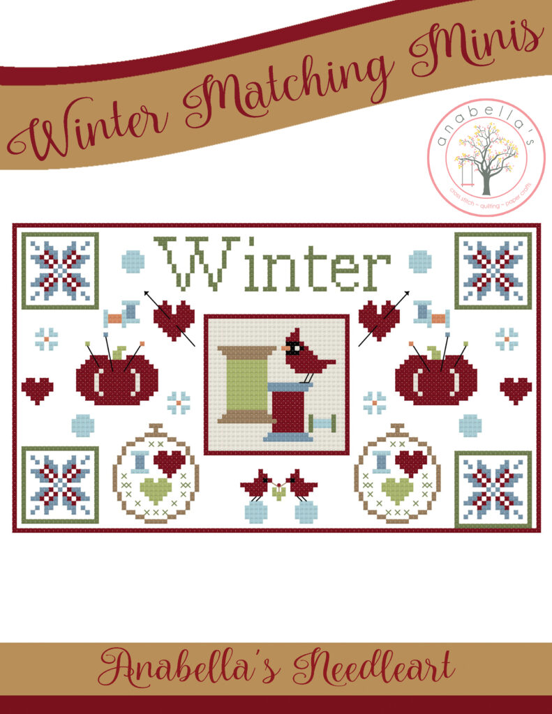 Winter Matching Minis™ Cross Stitch Pattern by Anabella's Needleart