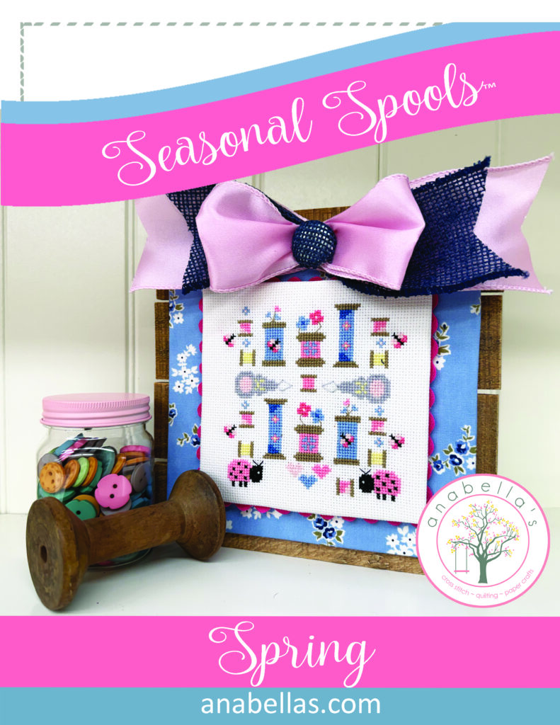 Seasonal Spools Spring Cross Stitch Pattern by Anabella's Needleart