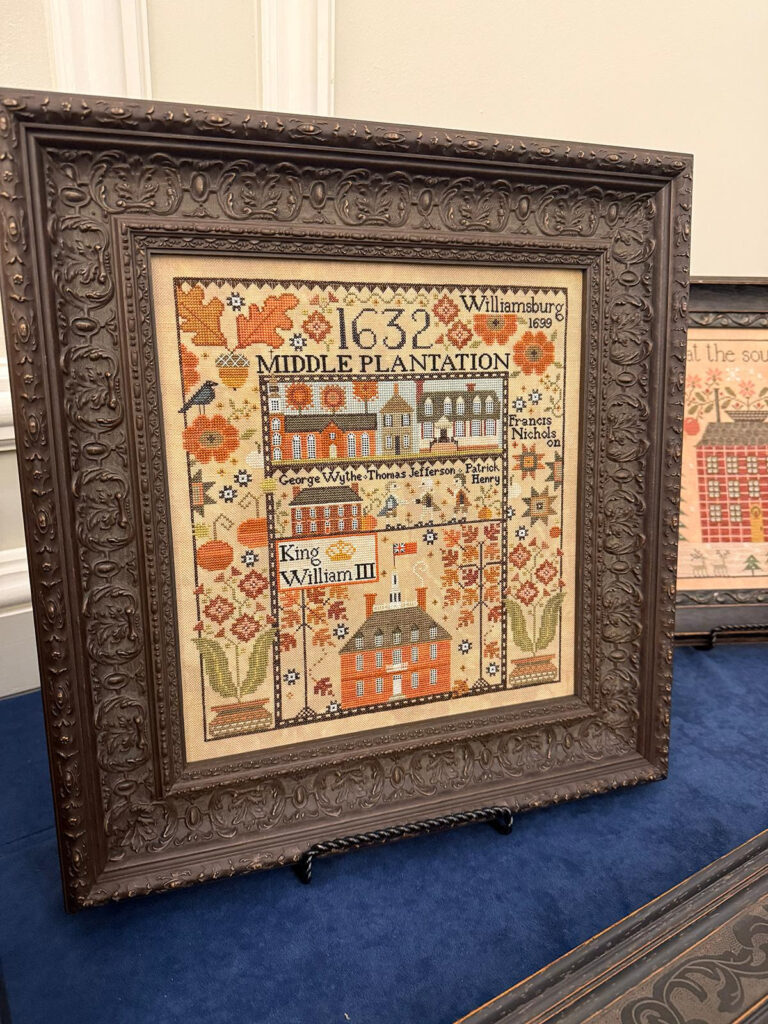 Plum Street Samplers Autumn In Williamsburg Cross Stitch Pattern 