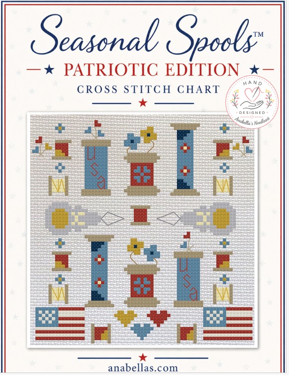 Seasonal Spools™ Patriotic Cross Stitch Chart