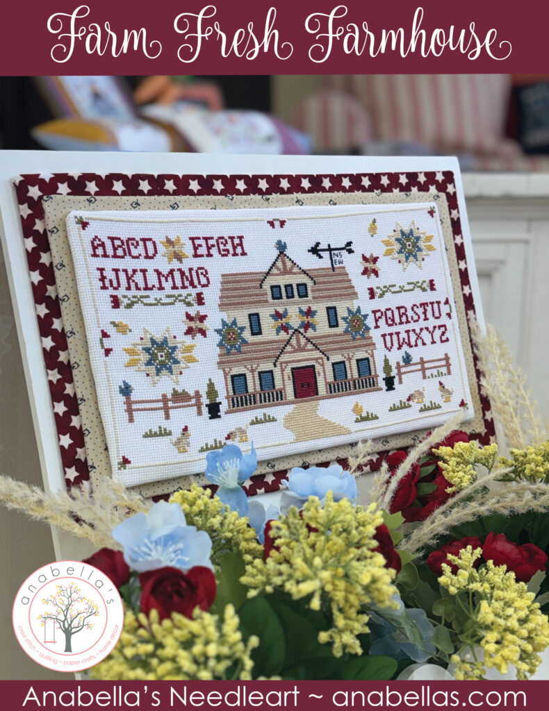 Farm Fresh Farmhouse Cross Stitch Pattern by Anabella's Needleart