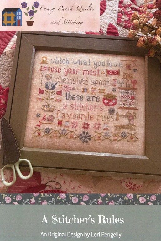 A Stitchers Rules Cross Stitch chart by Pansy Patch