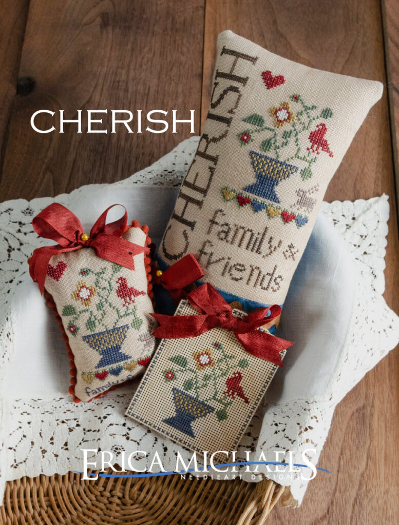 Cherish Cross Stitch chart by Erica Michaels